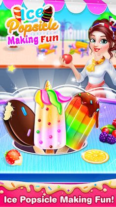 Unicorn Ice cream Pop game - Screenshot 3