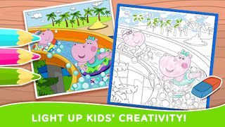 Hippo: Coloring Book for Kids - Screenshot 3