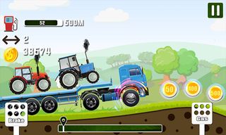 2D Tractor Transport Truck Sim - Screenshot 1