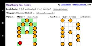 Coin Sliding Font Puzzles - Screenshot 3