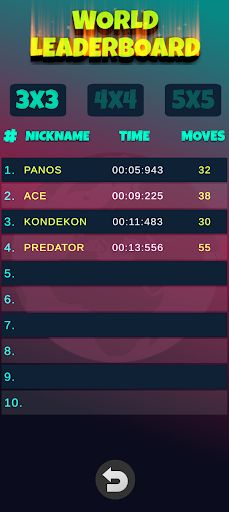 Sliding Puzzle Leaderboard - Screenshot 3