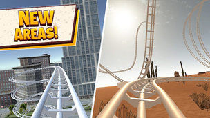 VR Roller Coaster Crazy Rider - Screenshot 2