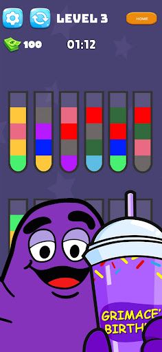 Grimace Sort shakes : Puzzle - Screenshot 4
