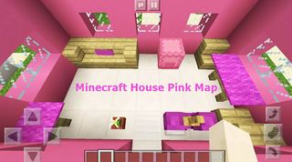 Minecraft House Pink Map - Screenshot 2
