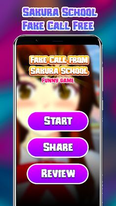 Sakura School Call & Chat - Screenshot 1