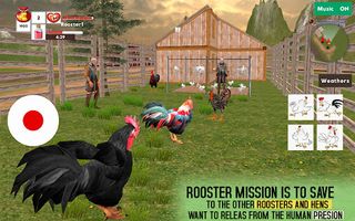 Rooster Simulator Chicken Game - Screenshot 2