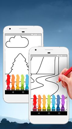 Scenery Colouring Book - Screenshot 1