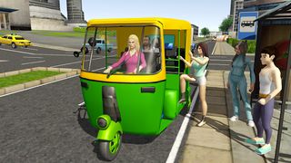 Tuk Tuk Rickshaw City Driving - Screenshot 1