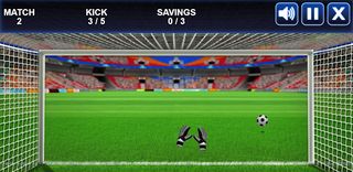 Goalkeeper Training game - Screenshot 2
