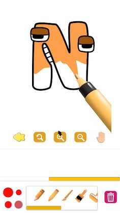 Alphabet Coloring Paint Master - Screenshot 1