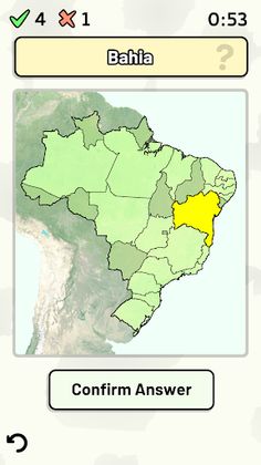 States of Brazil Quiz - Screenshot 1
