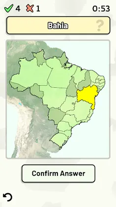 States of Brazil Quiz - Screenshot 1
