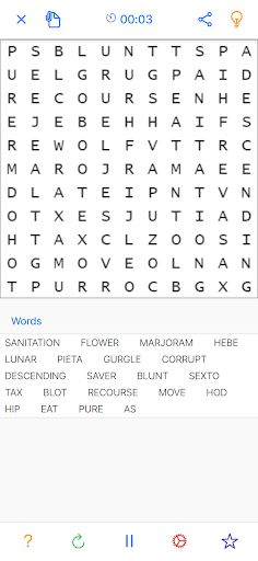 Word Search Game - Screenshot 2