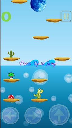 Dino catches the Moon - Screenshot 1