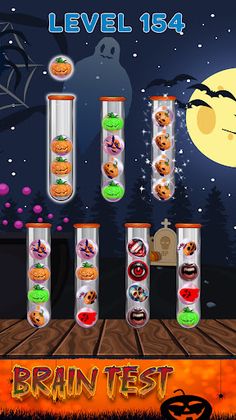 Halloween Color Sort It 3D - Screenshot 2