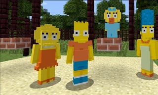 Bart in MCPE - Map Simpsons fo - Screenshot 3