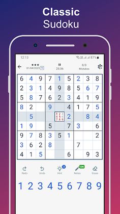 Sudoku - Classic Sudoku Puzzle - Screenshot 1