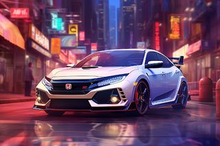 Honda Civic Car Racing Games - Screenshot 3