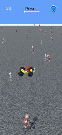 Crush zombies by car - Screenshot 4