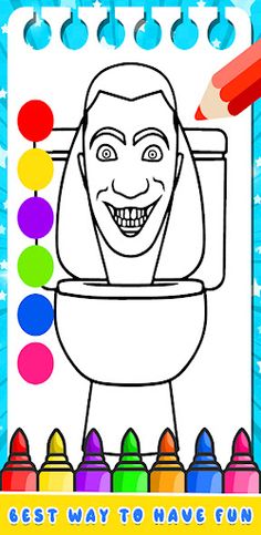 Skibidi Toilet Coloring Book - Screenshot 4