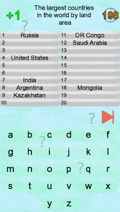 Countries Quiz - Screenshot 2
