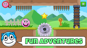Red Ball Roller - Screenshot 1