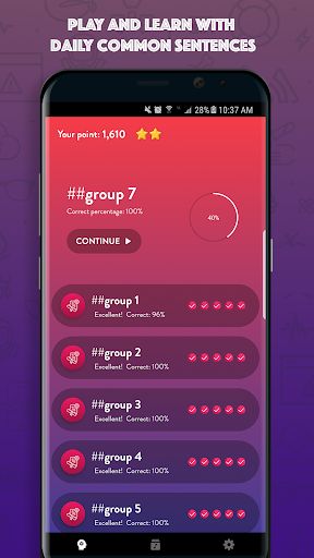 Esperanto Sentence Practice - Screenshot 2