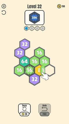 Hex Fold 2048 - Screenshot 4