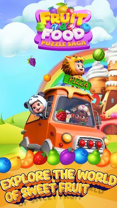 Fruit & Food: Puzzle Saga - Screenshot 1