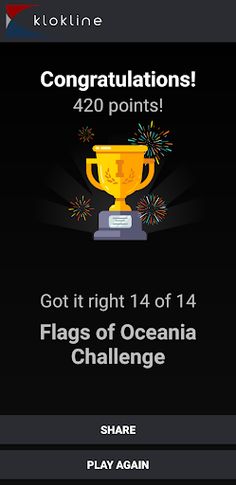 14 Flags of Oceania Challenge - Screenshot 4