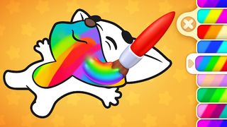 Tabi coloring games for kids - Screenshot 2