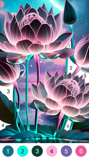 Fantasy Color-Paint By Number - Screenshot 1