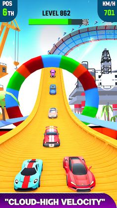 Sky Race 3D: Car Racing Games - Screenshot 4