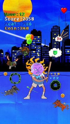 Angry Pa VS Zombie Cats - Screenshot 4