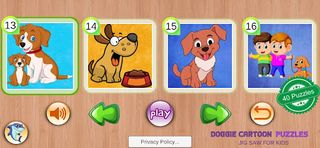 Doggie Cartoon Puzzles - Screenshot 2