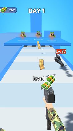 Machine Gun Rush! - Screenshot 1