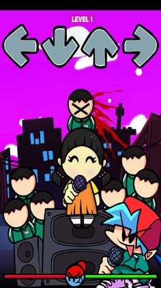 FNF Vs Squid: Music Challenge - Screenshot 2