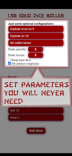L5R 10K10 Dice Roller - Screenshot 4