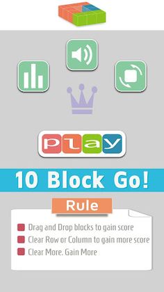 10 Block GO! 1010 - Screenshot 1