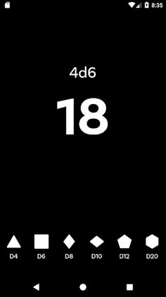 D20 - Dice Simulator - Screenshot 2