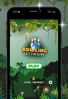 Cut the Rope Bowling Puzzle - Screenshot 1