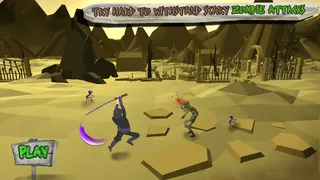 Ninja Warrior Vs Zombie - Screenshot 2