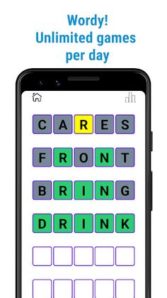 Wordy: Unlimited Guessing Game - Screenshot 1