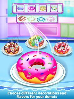 Donut Maker Bake Cooking Games - Screenshot 1