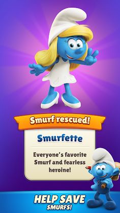 Smurfs Magic Match - Screenshot 1