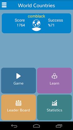 World Countries Play and Learn - Screenshot 1