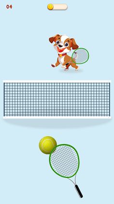 Tennis Cat : Tennis Cat Clash - Screenshot 1
