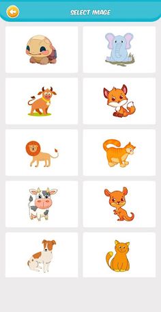 Coloring Cartoon Animals - Screenshot 2