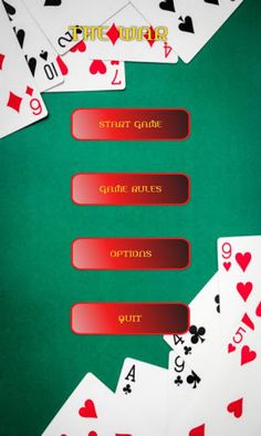 the WAR card game - Screenshot 2