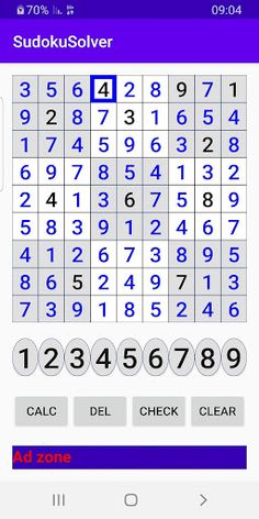 Sudoku Solver - Screenshot 3